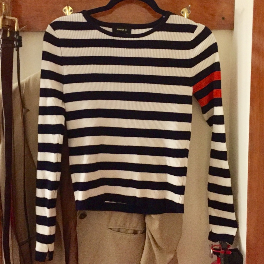 Striped Knit Top